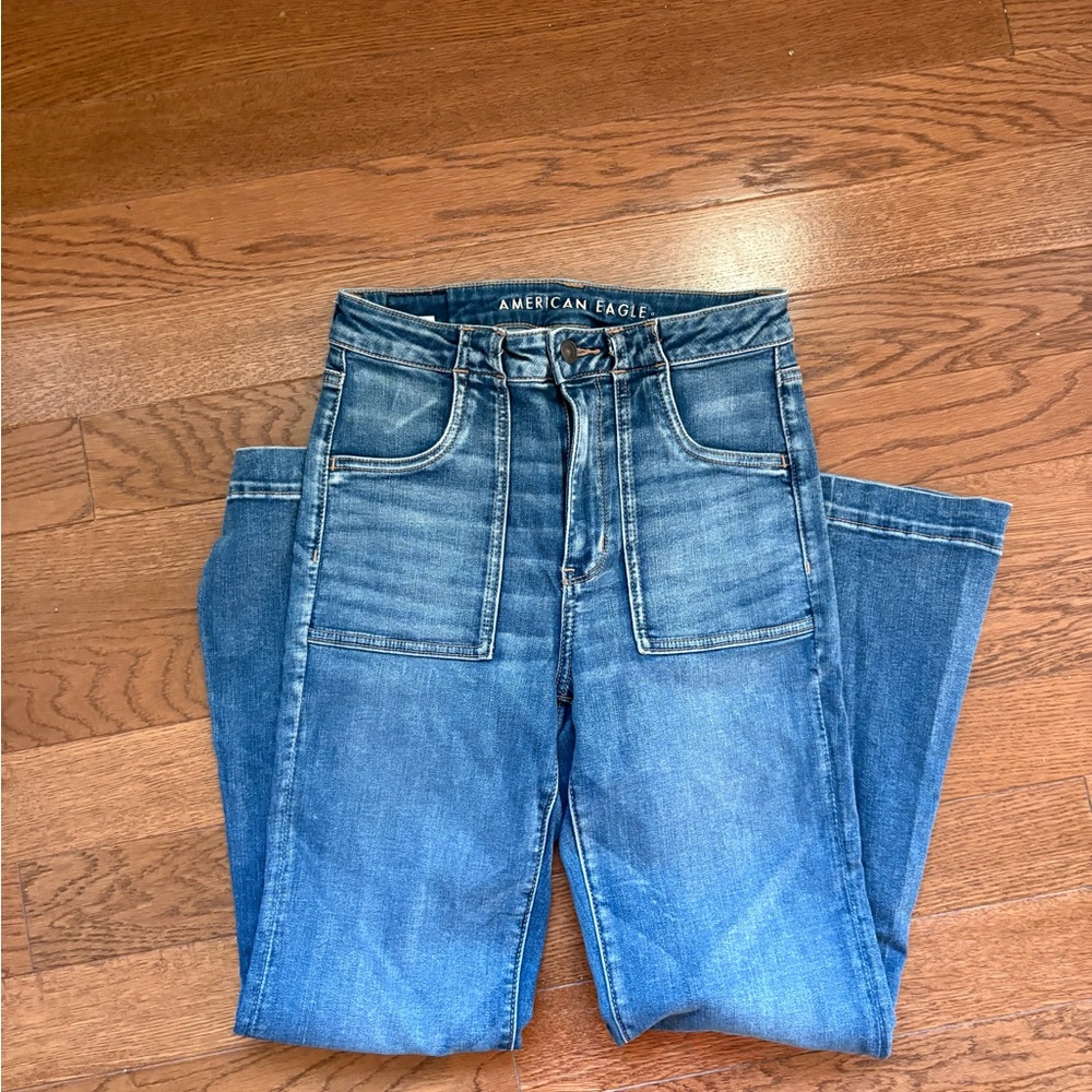 American Eagle Outfitters Women's Blue Jeans
